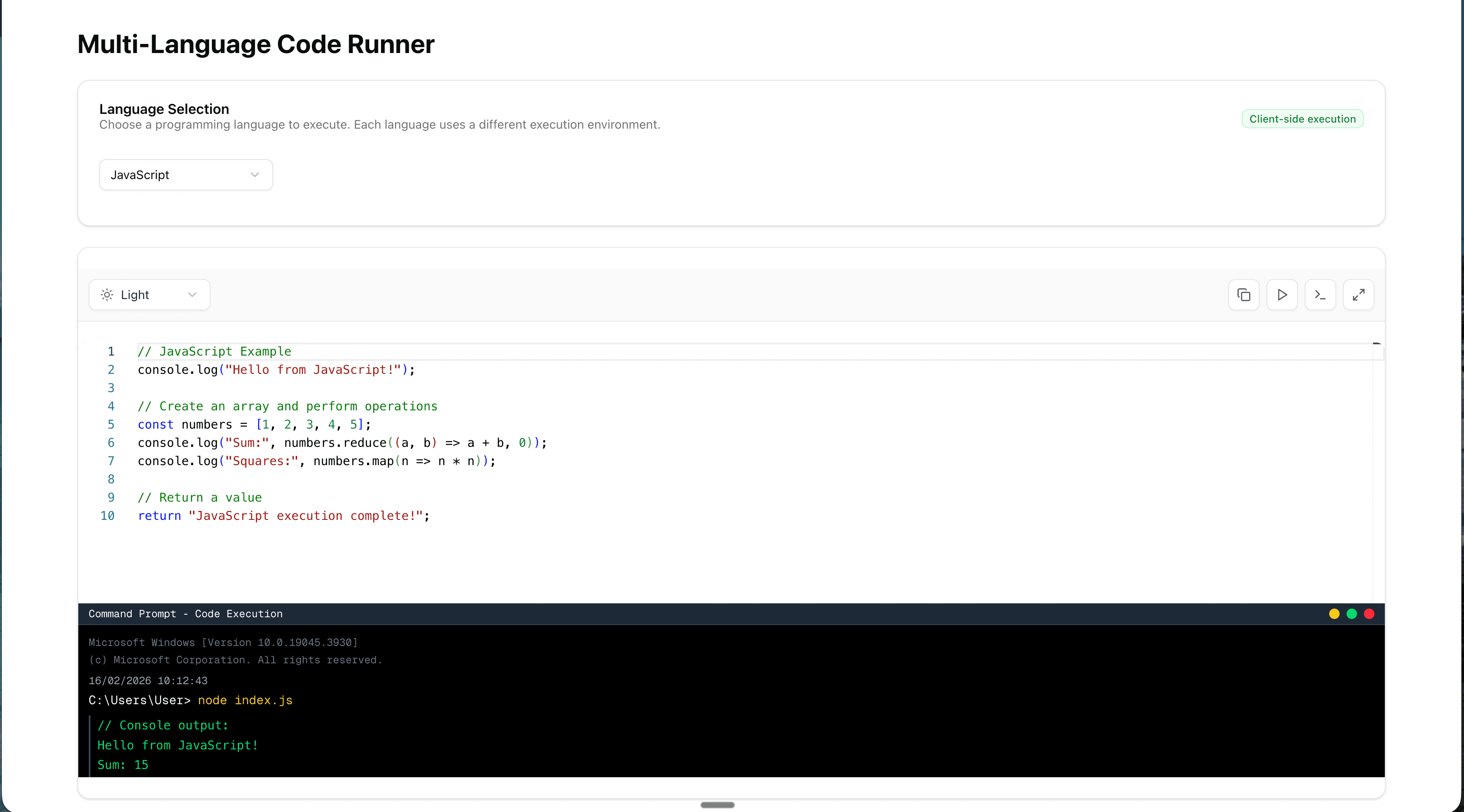 Interview Code Editor