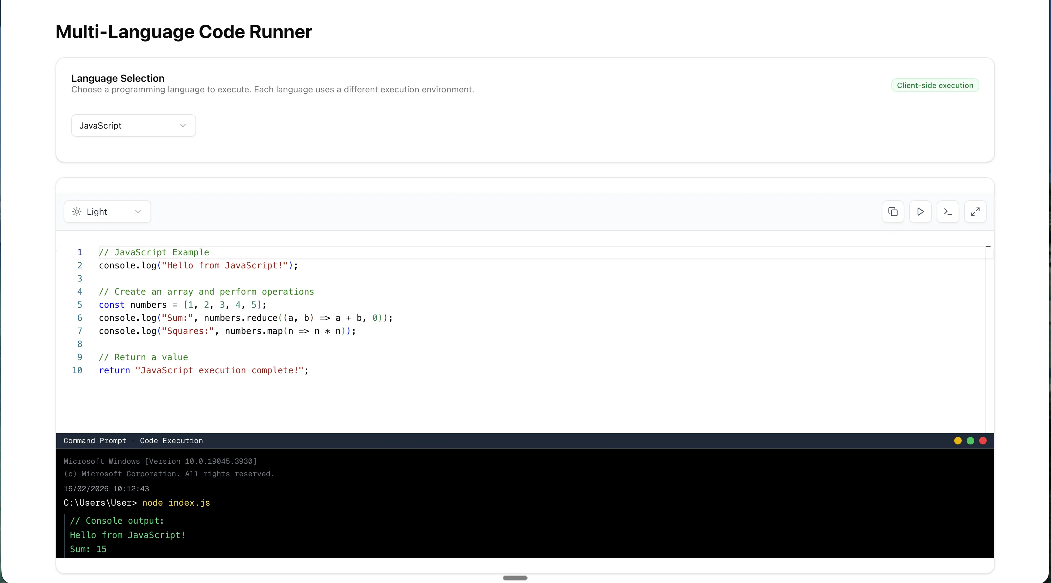 Interview Code Editor